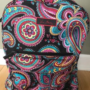 Vera Bradley rolling book-bag w/ adjustable handle